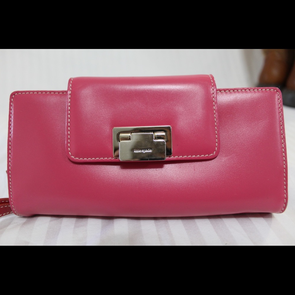 Pink and Red Kate Spade Wallet